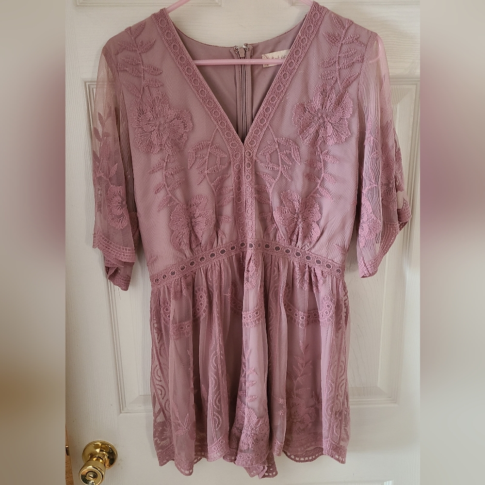 Lace romper